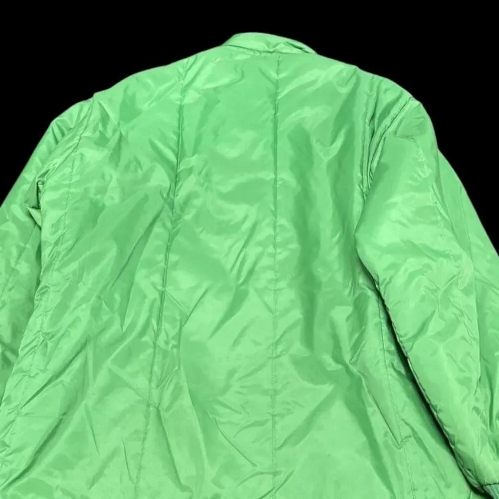 Vintage 70s John Deere Quilted Puffer Green Jacket USA Swingster LG RARE GREAT